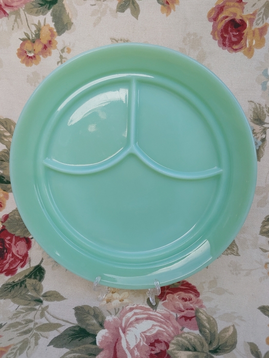 Fire King Restaurant Ware Other - Vintage Fire King Jadeite Restaurant Ware 3 Compartment Grill Diner Plate